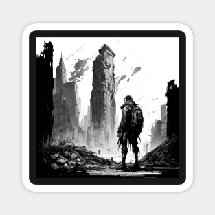 Post apocalyptic Design The last of us style Magnet