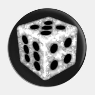 Marble Die (Dice) for Epic Gamers Pin