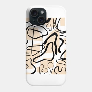 Abstract hand drawing sketch Phone Case