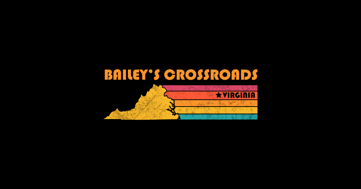 Bailey's Crossroads Virginia Vintage Distressed Souvenir Baileys