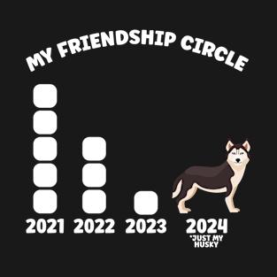 Husky Owners Friendship Circle T-Shirt