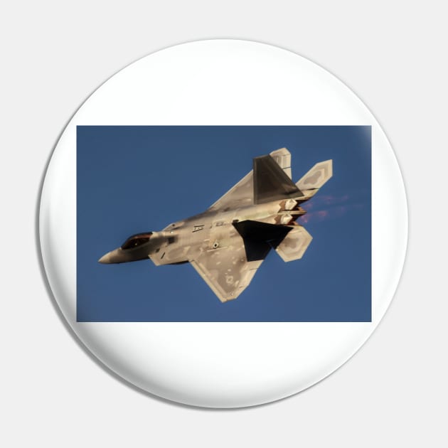 F-22 Raptor in Afterburner Pin by acefox1