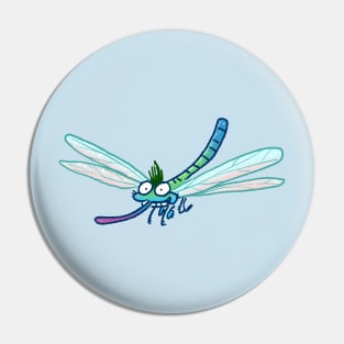 Happy Dragonfly Pin