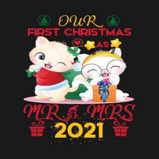 Our first christmas as Mr. and Mrs T-Shirt