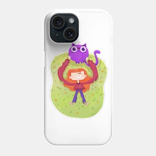 Cute cat girl Phone Case