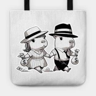 Toronto - High Park Capybaras Bonnie & Clyde V2 Tote