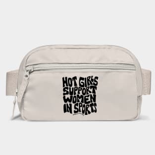 Hot Girls Support Women in Sports in Black Bag