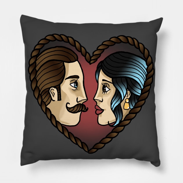 Love Conquers All Pillow by Tylos