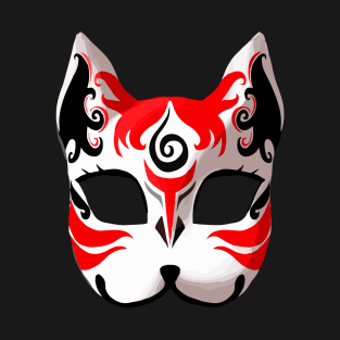 JAPANESE MASK Kitsune Yokai T-Shirt