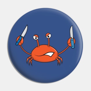 Stabby Crabby Pin