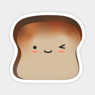 Kawaii Bread Aesthetic Shokupan Milk Bread Toast Magnet