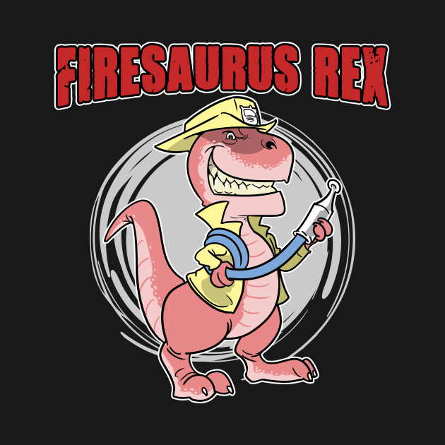 Firesaurus Rex T-Rex Dinosaur Firefighter for Kids by ModernMode