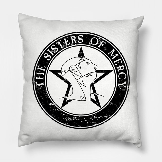 Sisters Of Mercy Pillow by Nano art