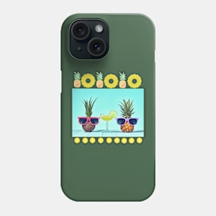 Summer Funny Pineapples Phone Case