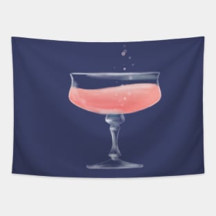 Bubbly Champagne Tapestry