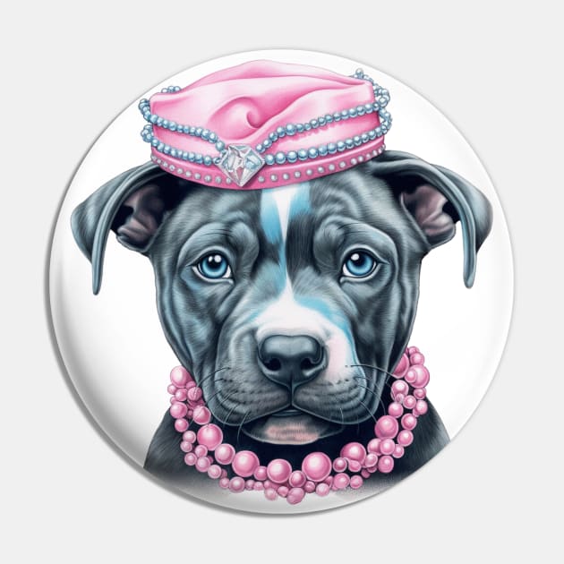 Luxe Staffy Pin by Enchanted Reverie