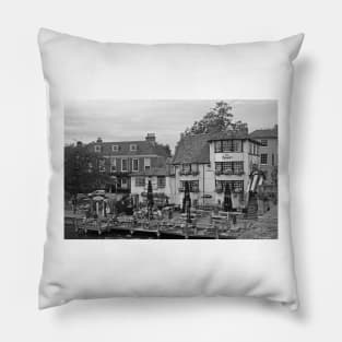 The Angel on the Bridge, Henley, August 2020 Pillow