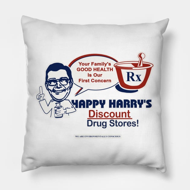 Happy Harry's Family Values Pillow by tyrone_22