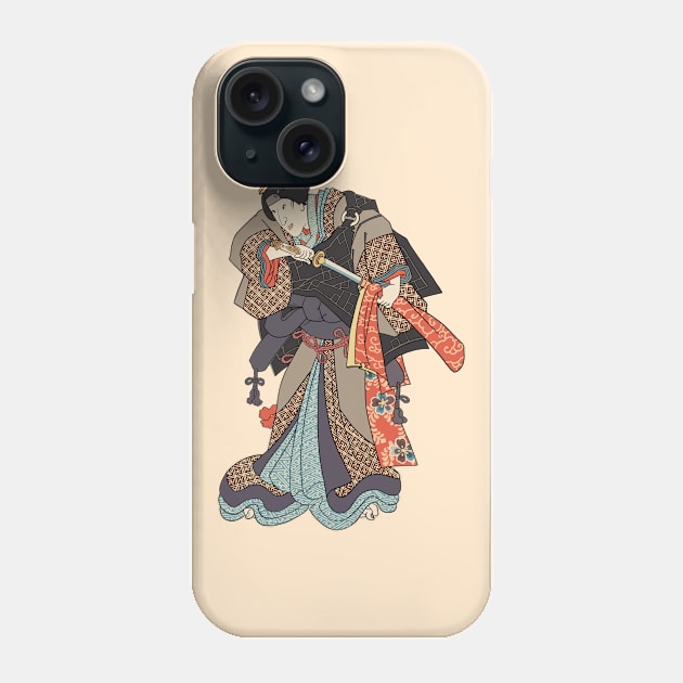 Beauty with a Sword Phone Case by IdinDesignShop