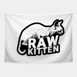 Raw Kitten 2 Tapestry