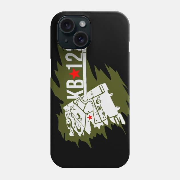 Soviet heavy tank KV-122 Phone Case by FAawRay