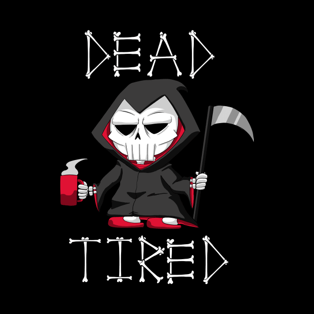 Dead Tired (Red) by KnightLineArt