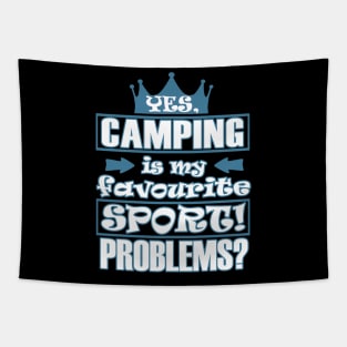 Camping Adventure Campfire Tent Women Tapestry