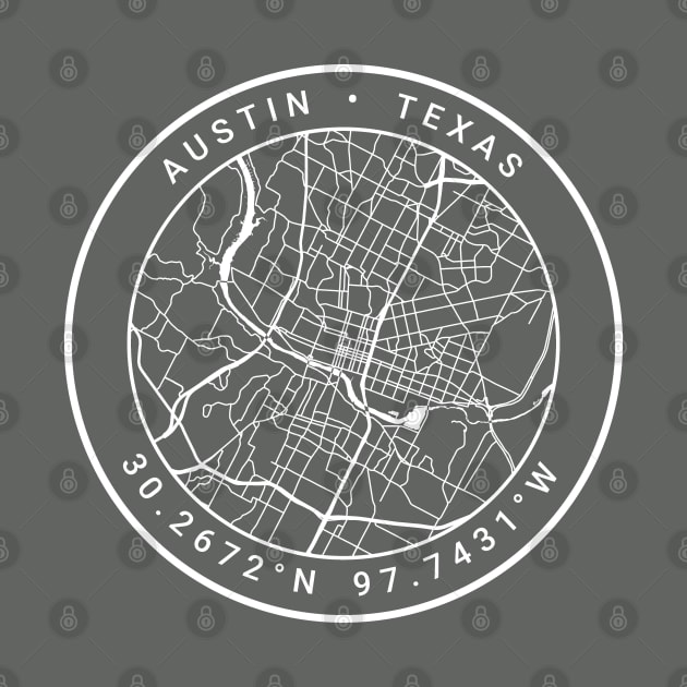 Austin Map by Ryan-Cox