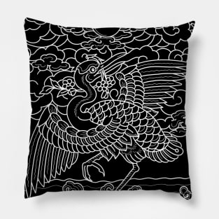 Chinese Egret Pillow