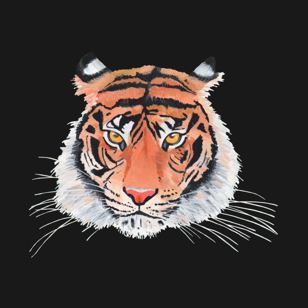 Tiger Head by Das Brooklyn