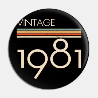 Vintage Classic 1981 Pin