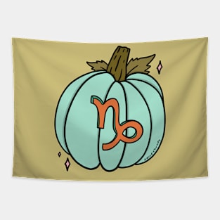 Capricorn Pumpkin Tapestry