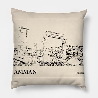 Amman - Jordan Pillow