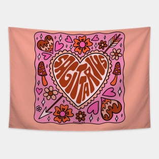 Sagittarius Heart Tapestry