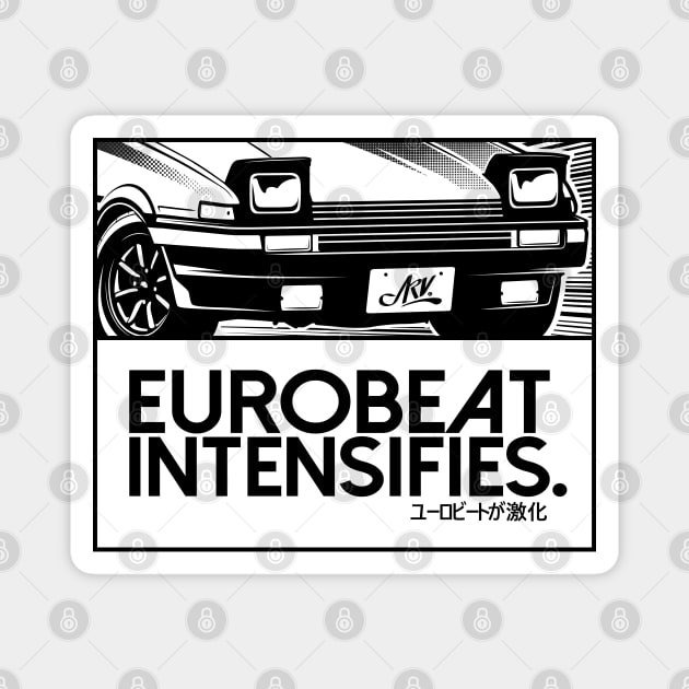 EUROBEAT INTENSIFIES - Trueno Magnet by ARVwerks