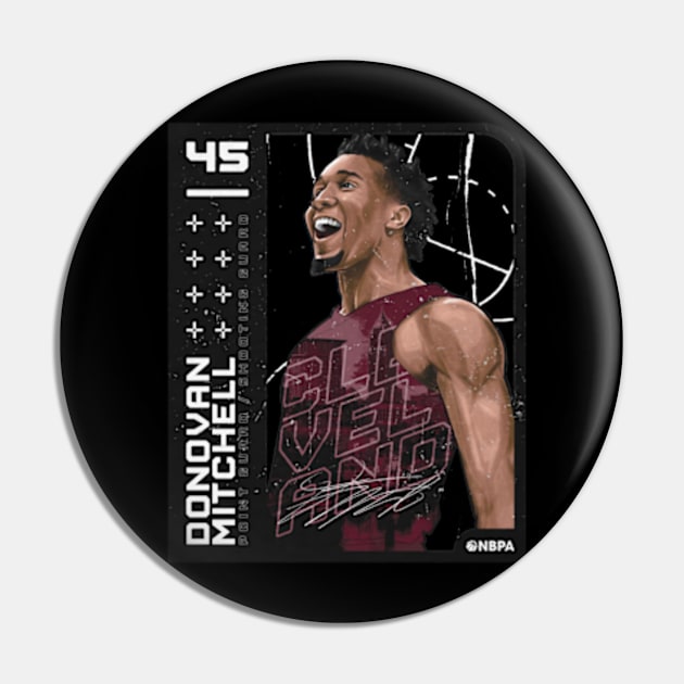 Donovan Mitchell Cleveland Card Pin by danlintonpro