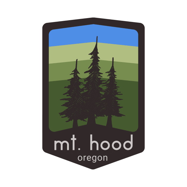 Mt. Hood, Oregon Logo Apparel and Accessories by bahama mule