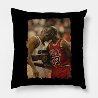 Charles Barkley #34 vs Michael Jordan #23 Pillow