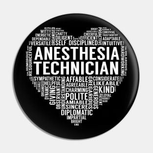 Anesthesia Technician Heart Pin