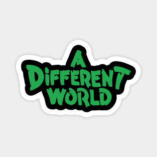 logo text  a different world mode transparan Magnet