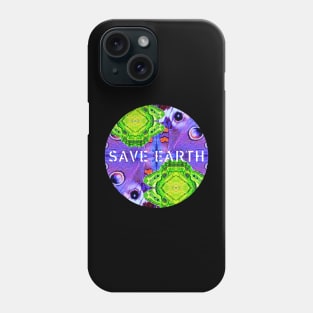 Save Earth Global Warming Climate Change Go Green Earth Day Phone Case