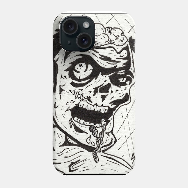 Inktober 2019 - Day 2 - Mindless Phone Case by AaronShirleyArtist