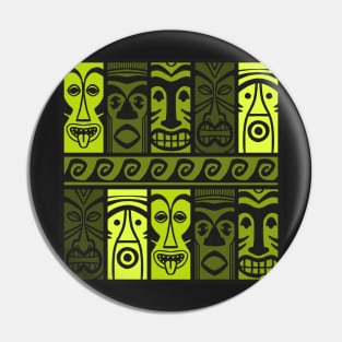 Keen Green Tikis! Pin