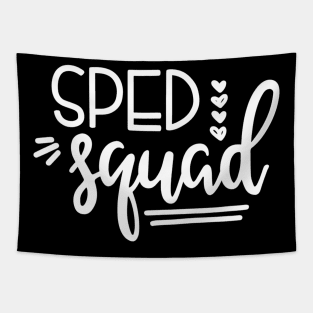 Sped Squad Special Education Teacher Sped Teacher Gift Tapestry