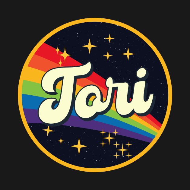 Tori // Rainbow In Space Vintage Style by LMW Art