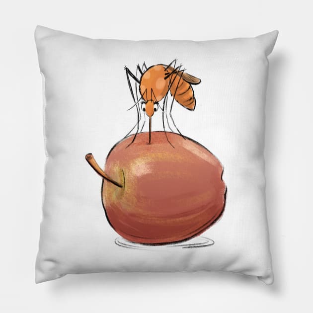 Vegetarian Skeeter Pillow by Jason's Doodles