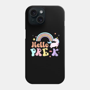 Pre K Unicorn Team Back To School Teacher Girl Boy Kid Phone Case