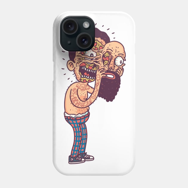 Pizza Dude Phone Case by hex