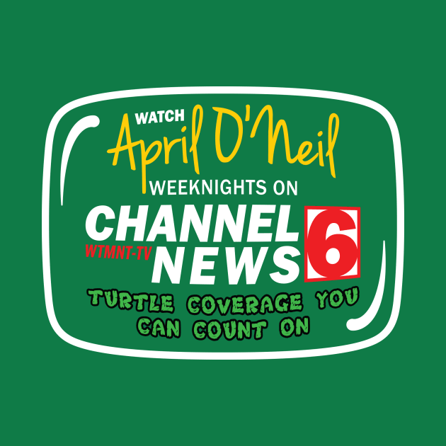 April O'Neil on Channel 6 News by TeePub