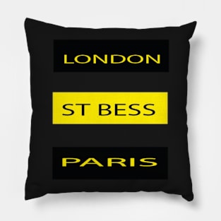 London St Bess Paris Pillow